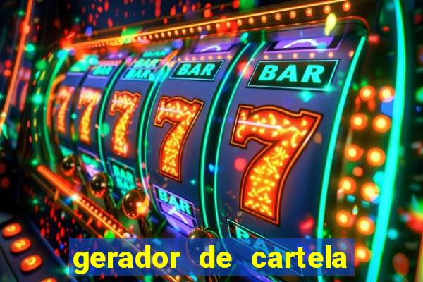 gerador de cartela bingo 1 a 75
